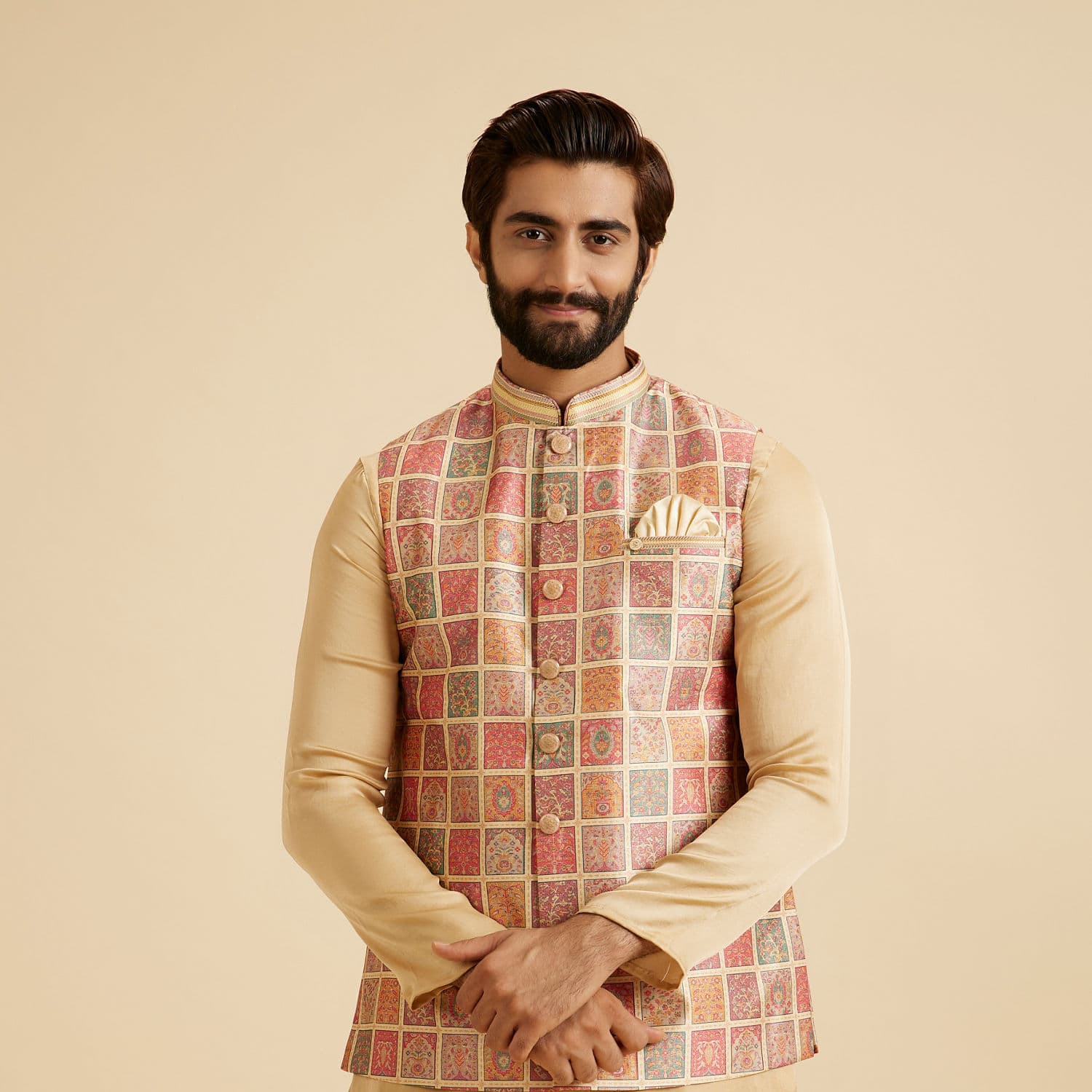 Regal Beige Nehru Jacket Regal Beige Nehru Jacket