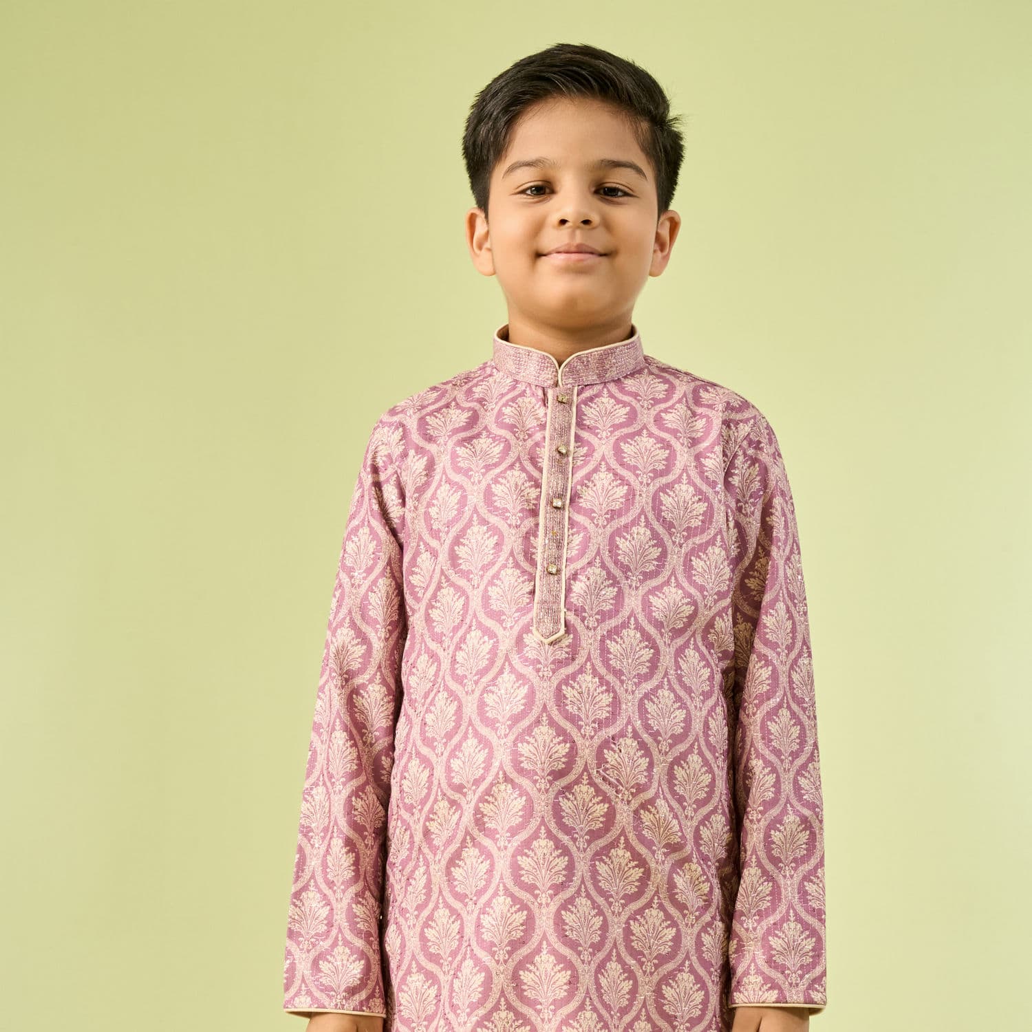 Blushing Pink Kurta Pajama | Manyavar Blushing Pink Kurta Pajama | Manyavar