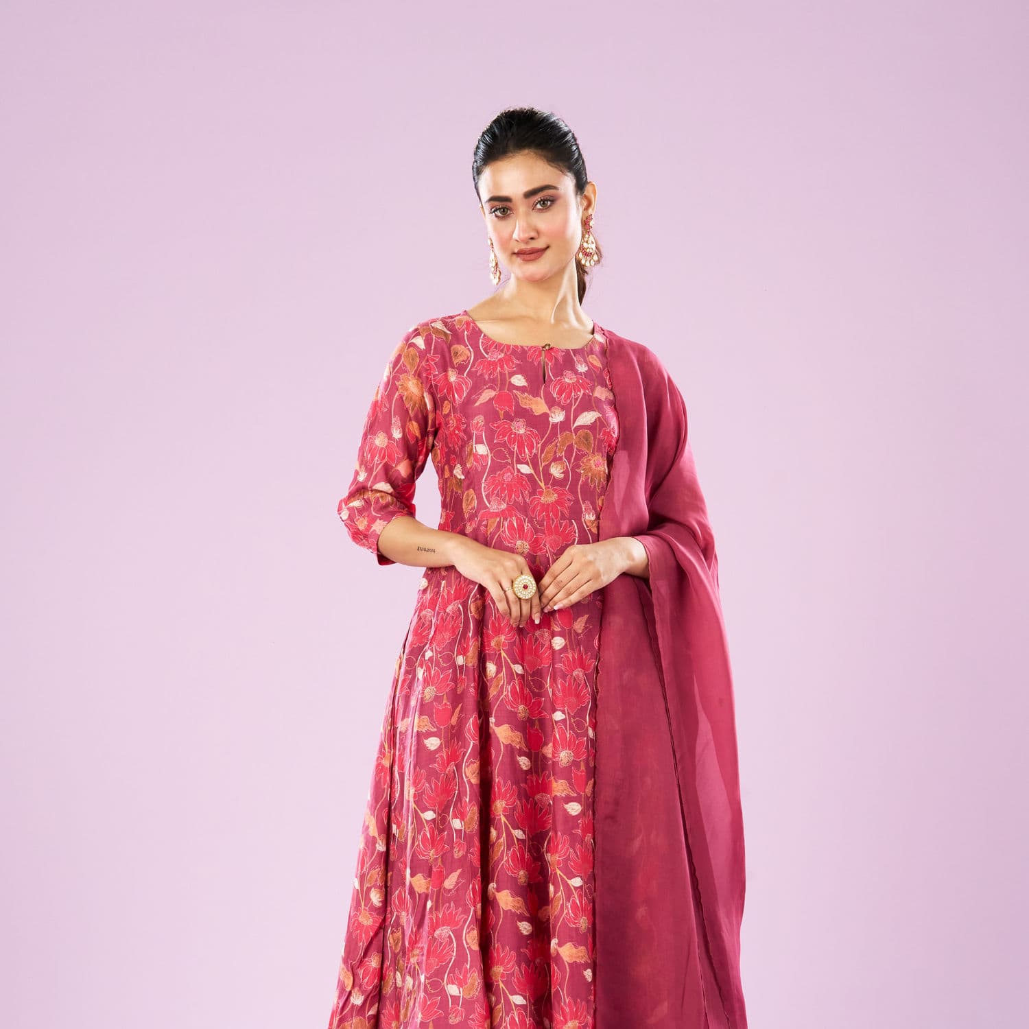 Pink Euphoria Anarkali Suit | Manyavar Pink Euphoria Anarkali Suit | Manyavar
