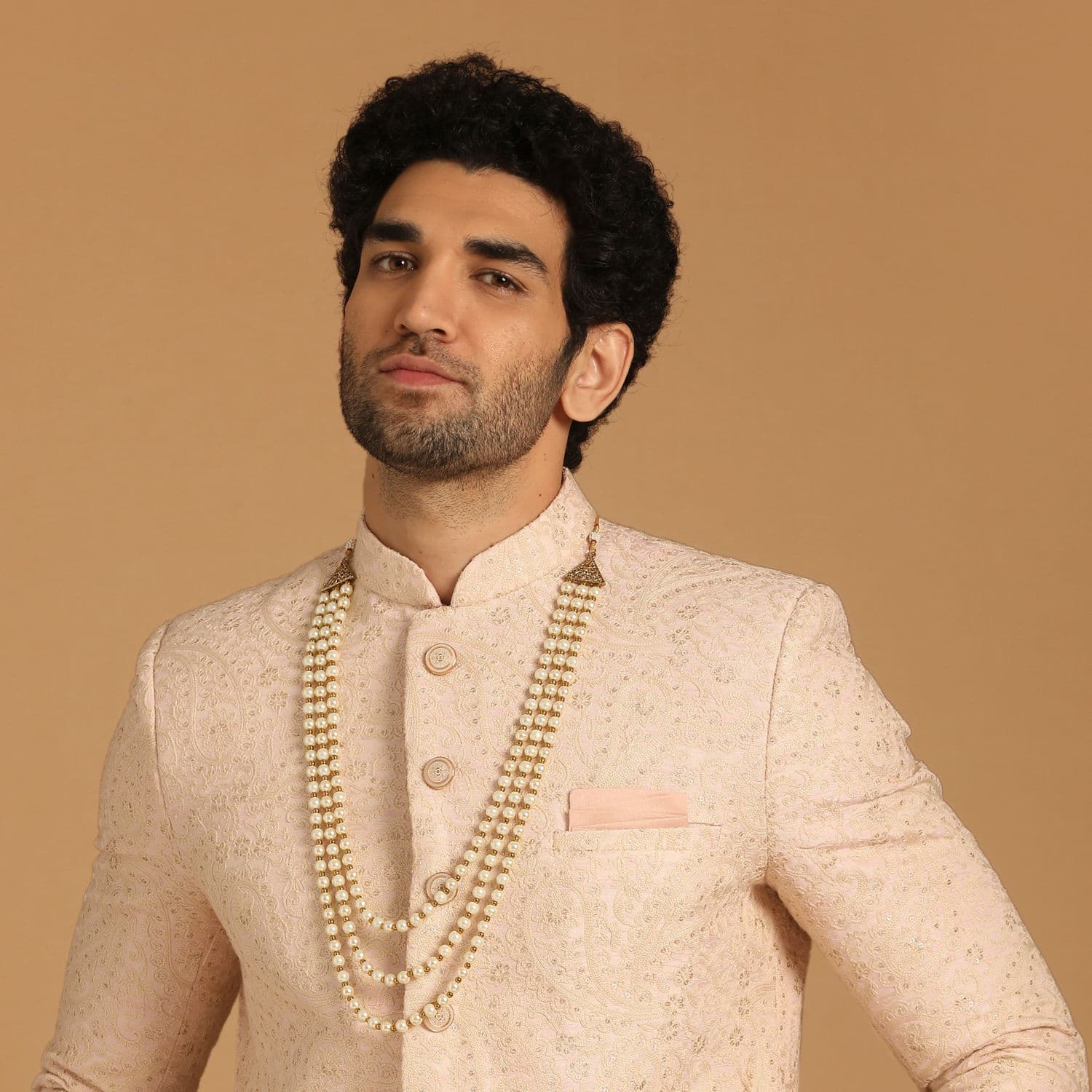 Luxe Rani Pink Sherwani Luxe Rani Pink Sherwani