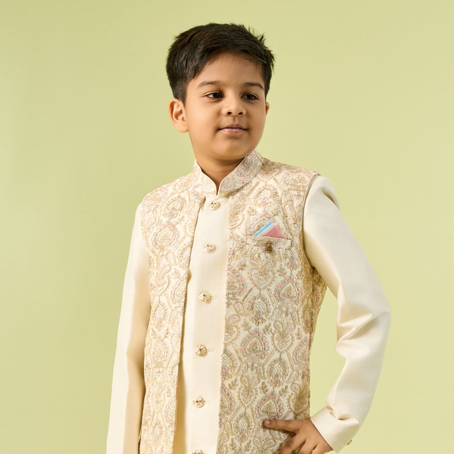 Charming Cream Indo Western Charming Cream Indo Western