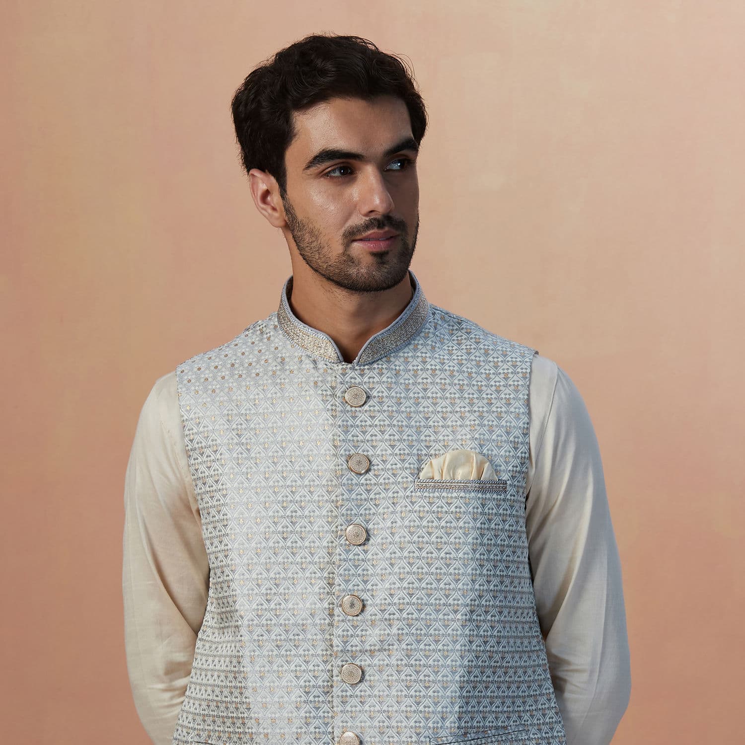 Ash Grey Jacquard Jacket Ash Grey Jacquard Jacket