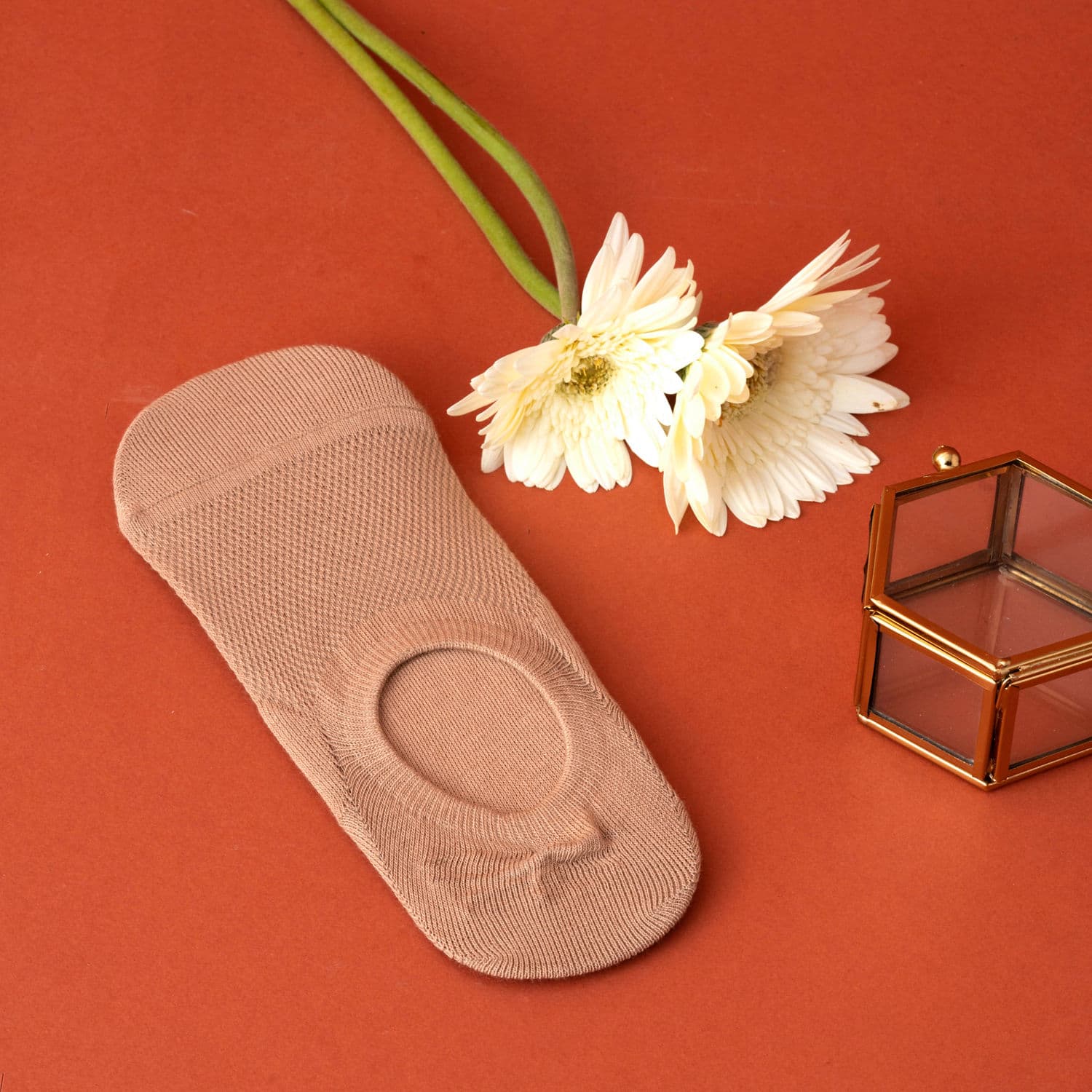 Brown Knitted Festivity Socks Brown Knitted Festivity Socks