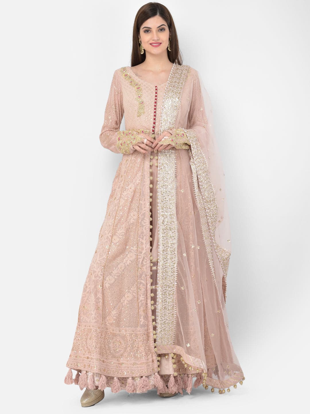 Neerus Mouse Color Georgette Fabric Salwar Kameez | Neeru's Neerus Mouse Color Georgette Fabric Salwar Kameez | Neeru's