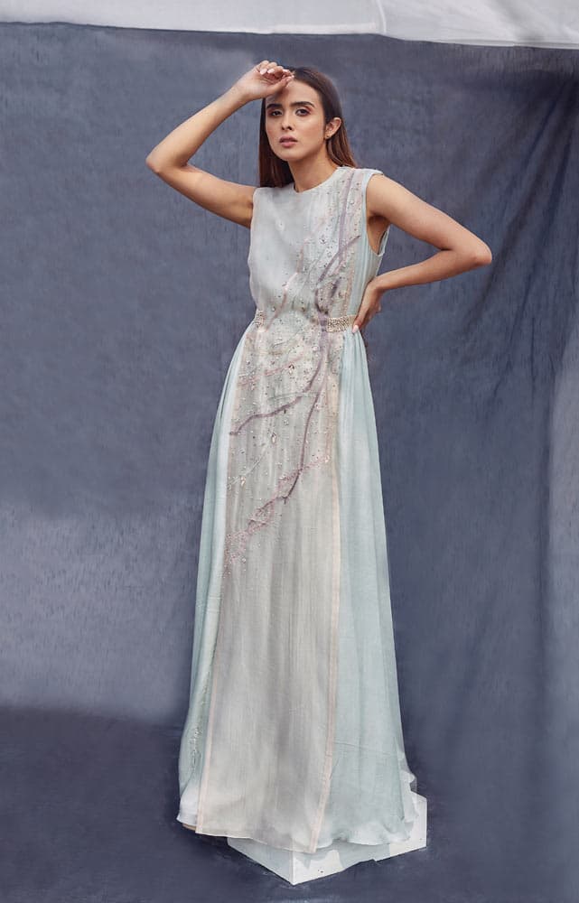 Silk Organza Layered Panel Dress | Synonym Clothing Silk Organza Layered Panel Dress | Synonym Clothing