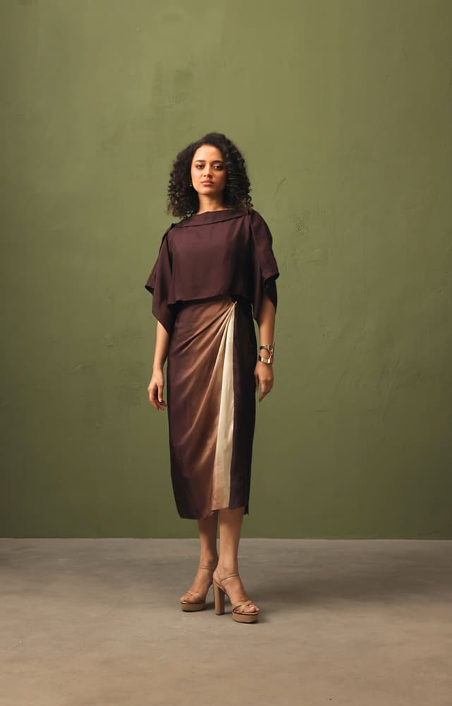 Silk Ombre Tie-Up Dress | Synonym Clothing Silk Ombre Tie-Up Dress | Synonym Clothing