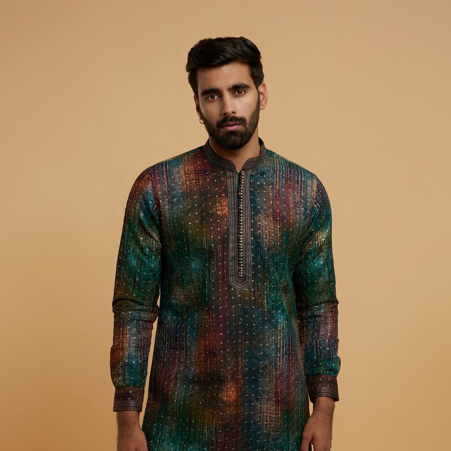 Teal Green Georgette Embroidered Kurta Set | Twamev Teal Green Georgette Embroidered Kurta Set | Twamev