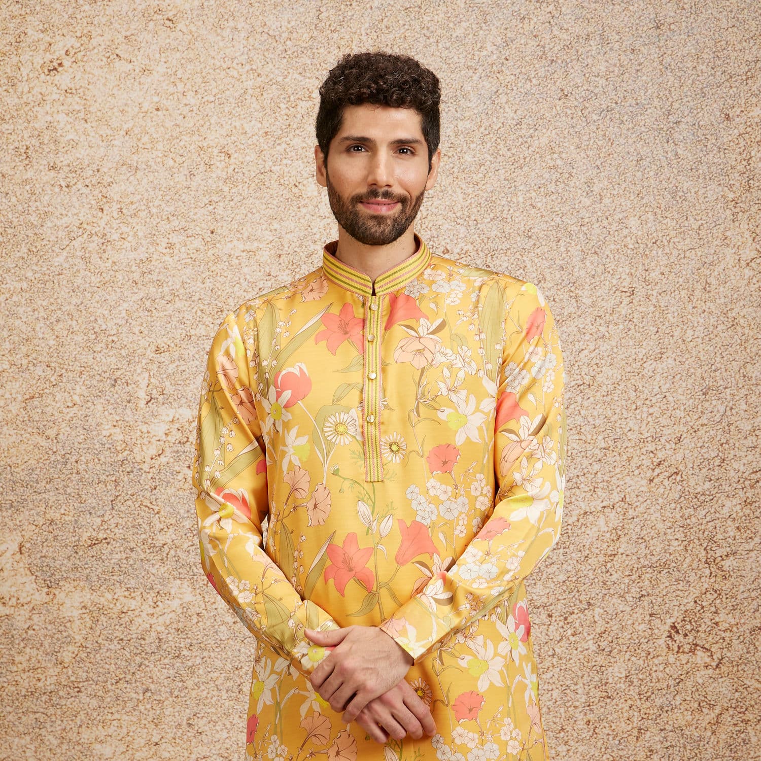 Mustard Enchant Kurta Pajama | Twamev Mustard Enchant Kurta Pajama | Twamev