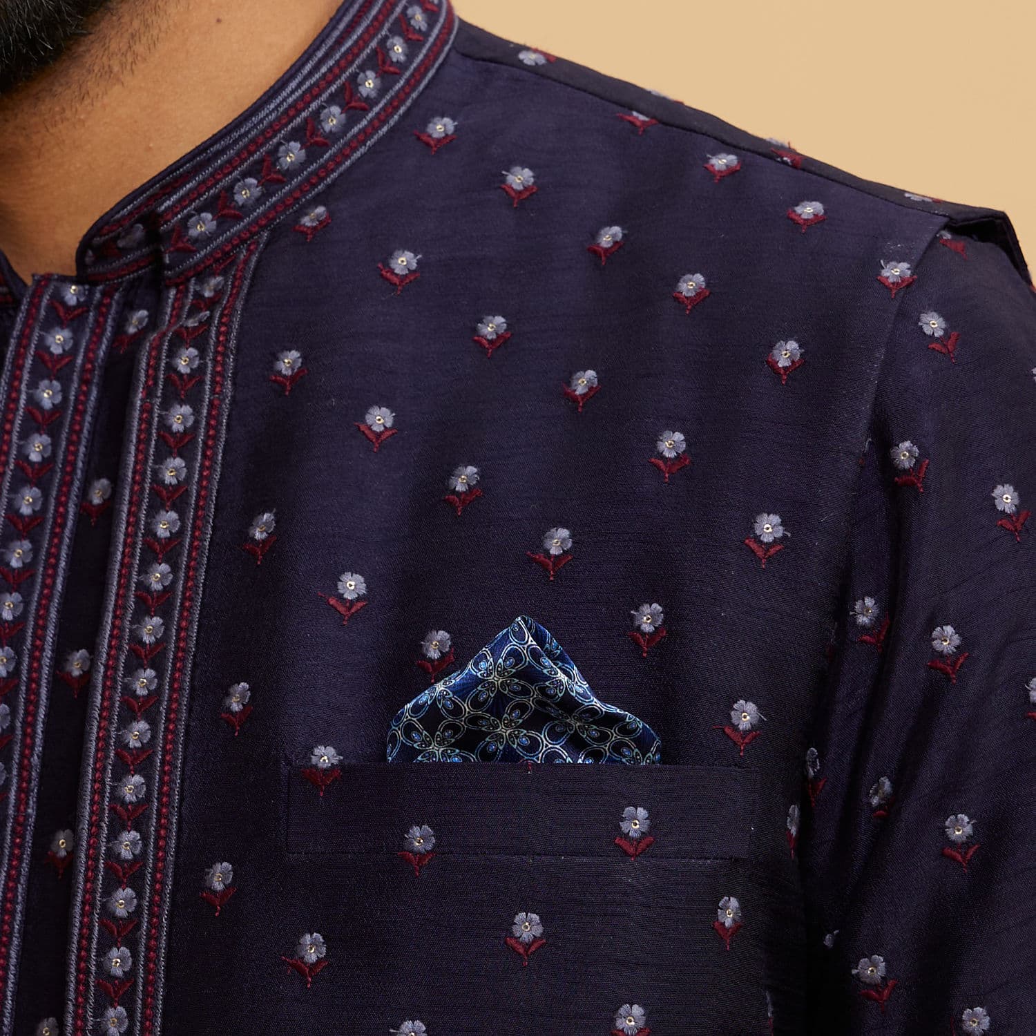 Daffodil Sunshine Pocket Square | Twamev Daffodil Sunshine Pocket Square | Twamev